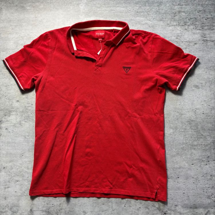 Guess Red Polo Shirt