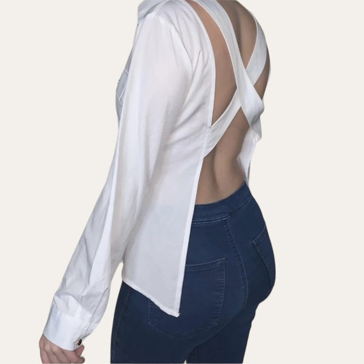 Other White Open Back Shirt product image