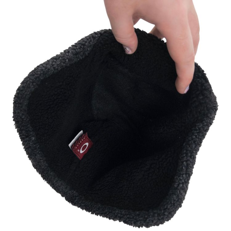 Vintage 90s Oakley Skull Moscow Fleece Trapper Hat image 2