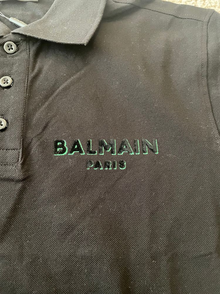 Balmain Black Polo Shirt
