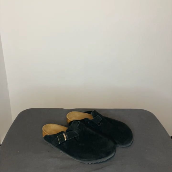 Birkenstock Birkenstock Boston Soft Footbed Black Seude EU 39 / UK 5.5 product image