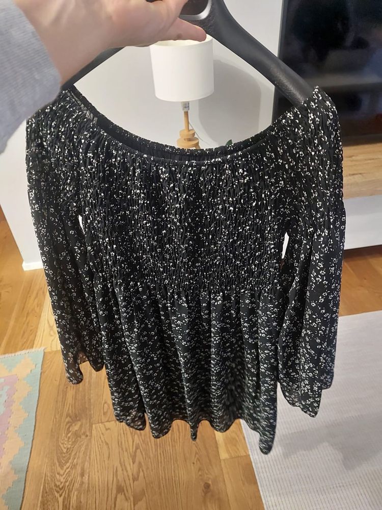 Other Black And White Floral Long Sleeve Blouse product image