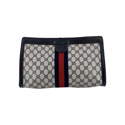 Gucci Vintage Cloth Clutch Bag Ophidia