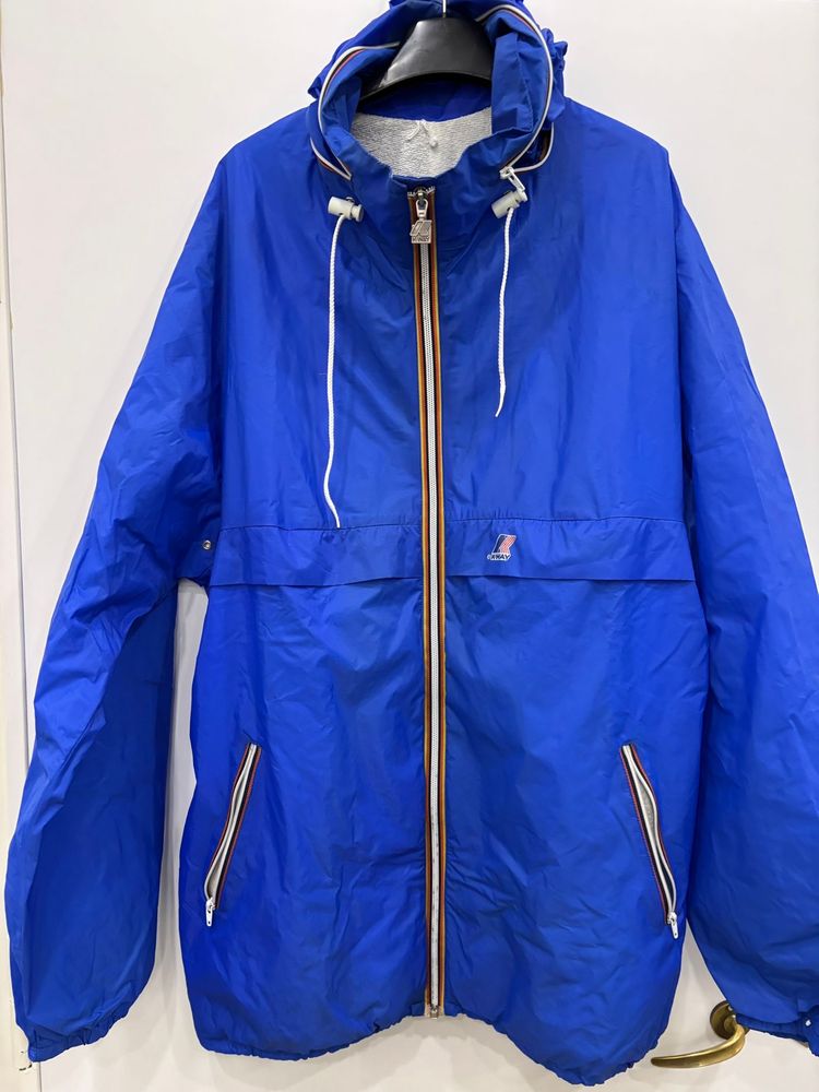 K-Way blue hooded jacket product image