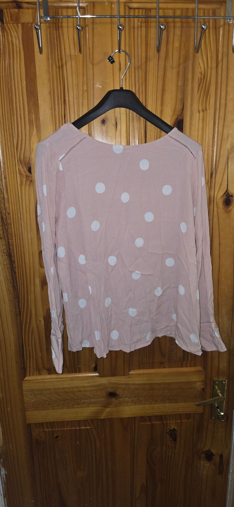 Other Pink Long Sleeve Shirt With White Polka Dots product image