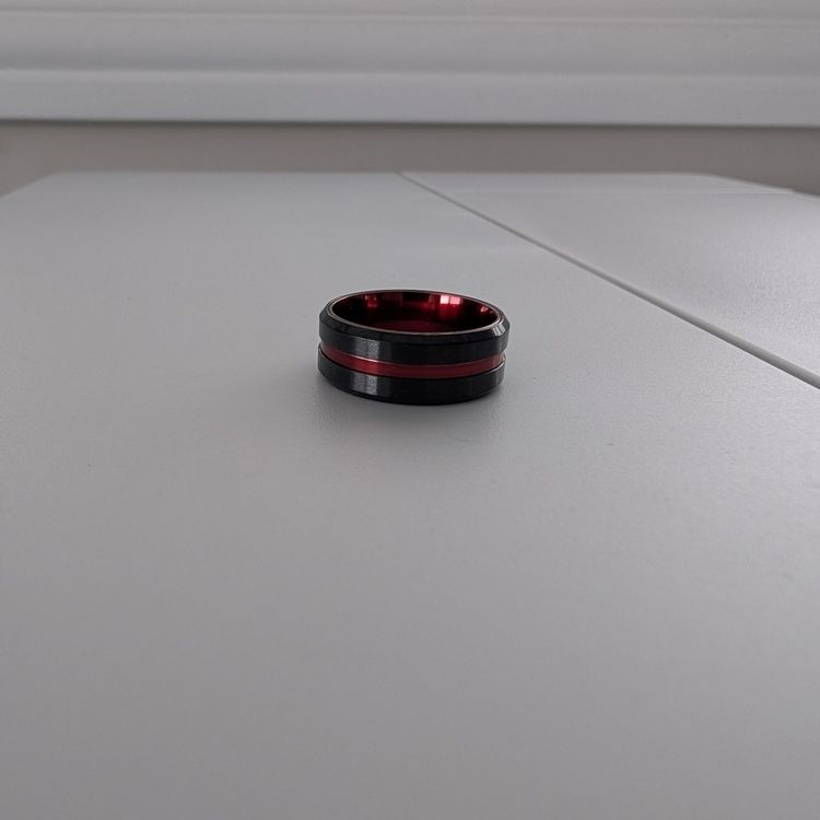 Black And Red Ring
