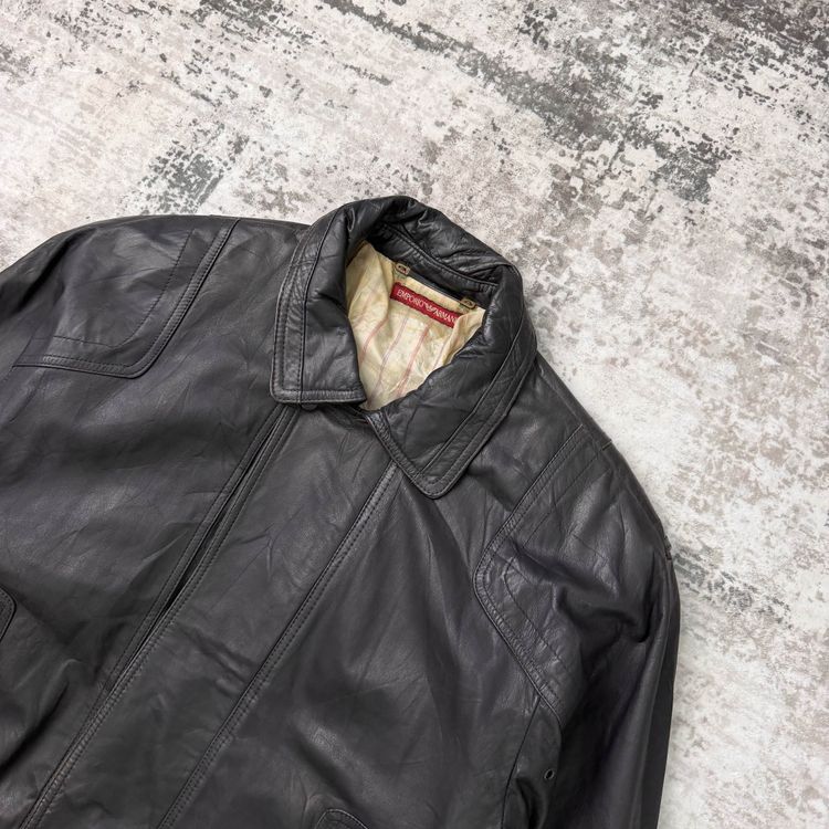 Vintage Emporio Armani Leather Jacket (L) image 6