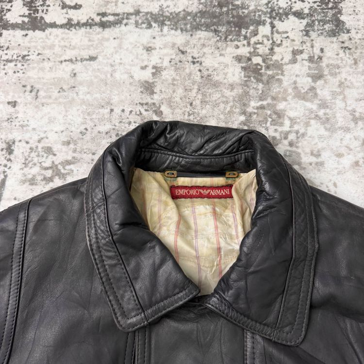 Vintage Emporio Armani Leather Jacket (L) image 5