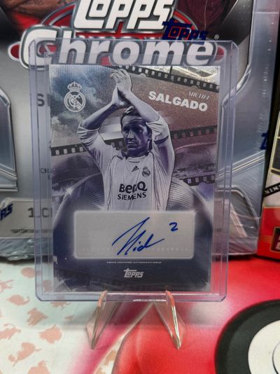 Topps Chrome Football Trading Card Salgado