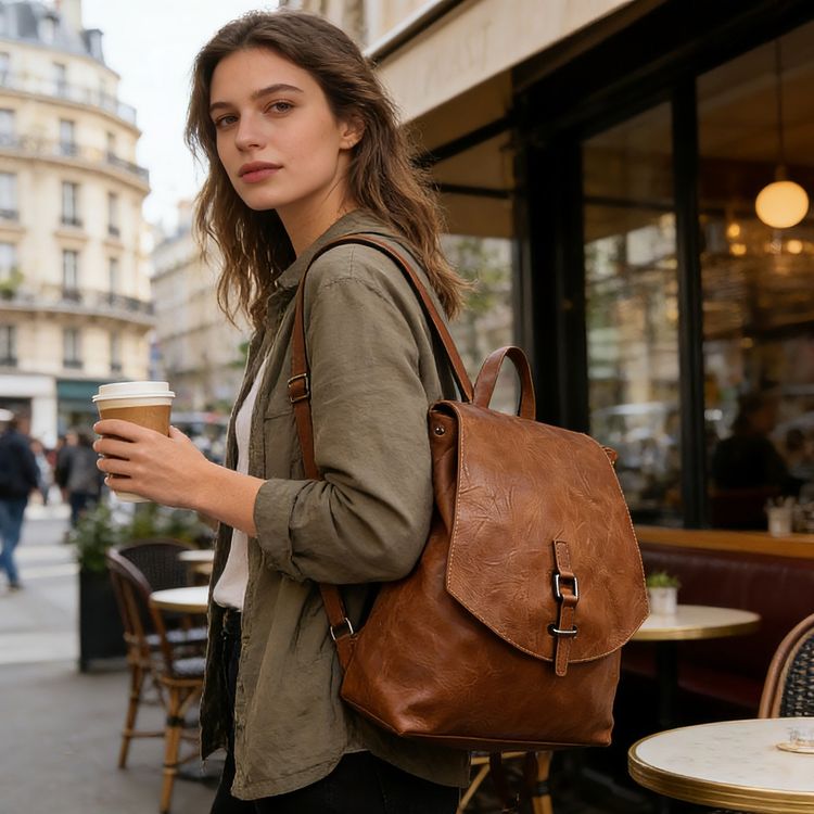 Other Brown Leather Backpack product image