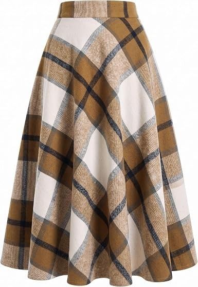 Immagine di Plaid Midi Skirt 5