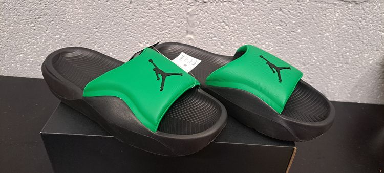 Jordan Franchise Slide (GS) UK 5.5 EUR 38.5 Lucky Green Black Brand New Full Box image 1