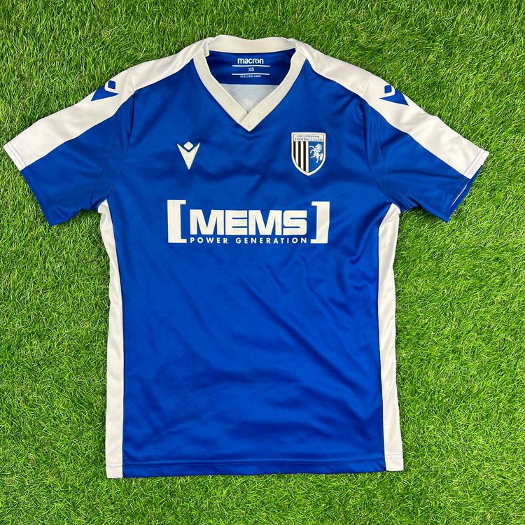 Macron Gillingham 2019/2020 home football shirt- macron- size XS  product image