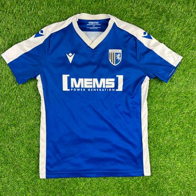 Gillingham 2019/2020 home football shirt- macron- size XS 1
