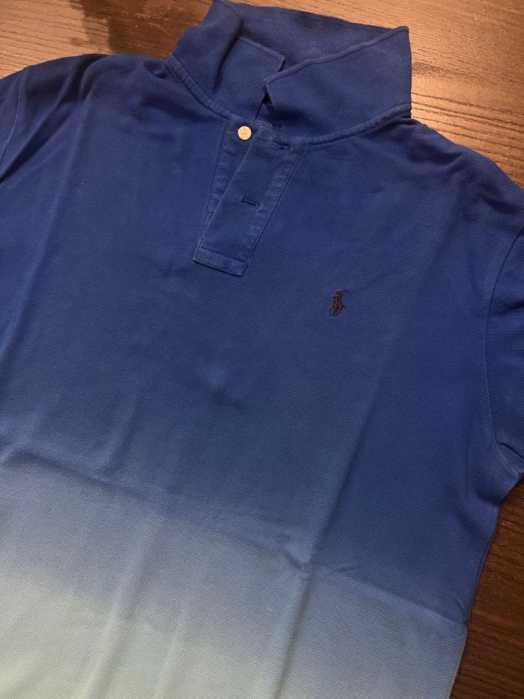 Immagine di Polo Ralph Lauren Gradient Blue Polo Shirt 4