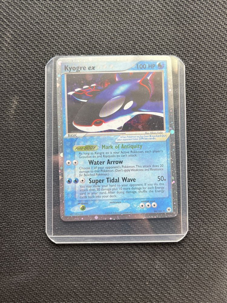 Kyogre Ex Trading Card