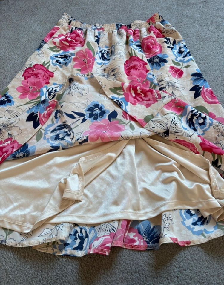 Honor Millburn Floral Skirt 3