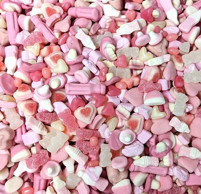 Candy Chaos - Pink Mix 500g Bag