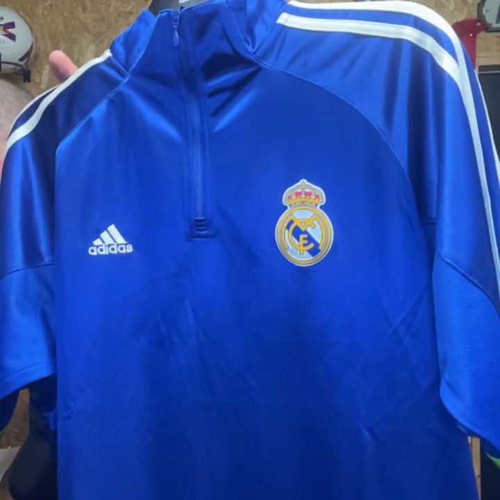 Adidas real madrid 1/4 zip - large product image