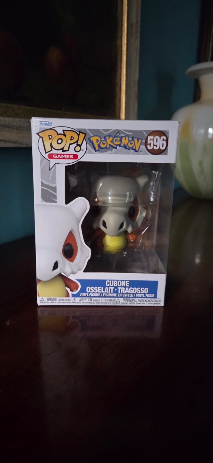 Funko Pop! Games Pokémon Cubone Osselait Tragosso Figure image 1