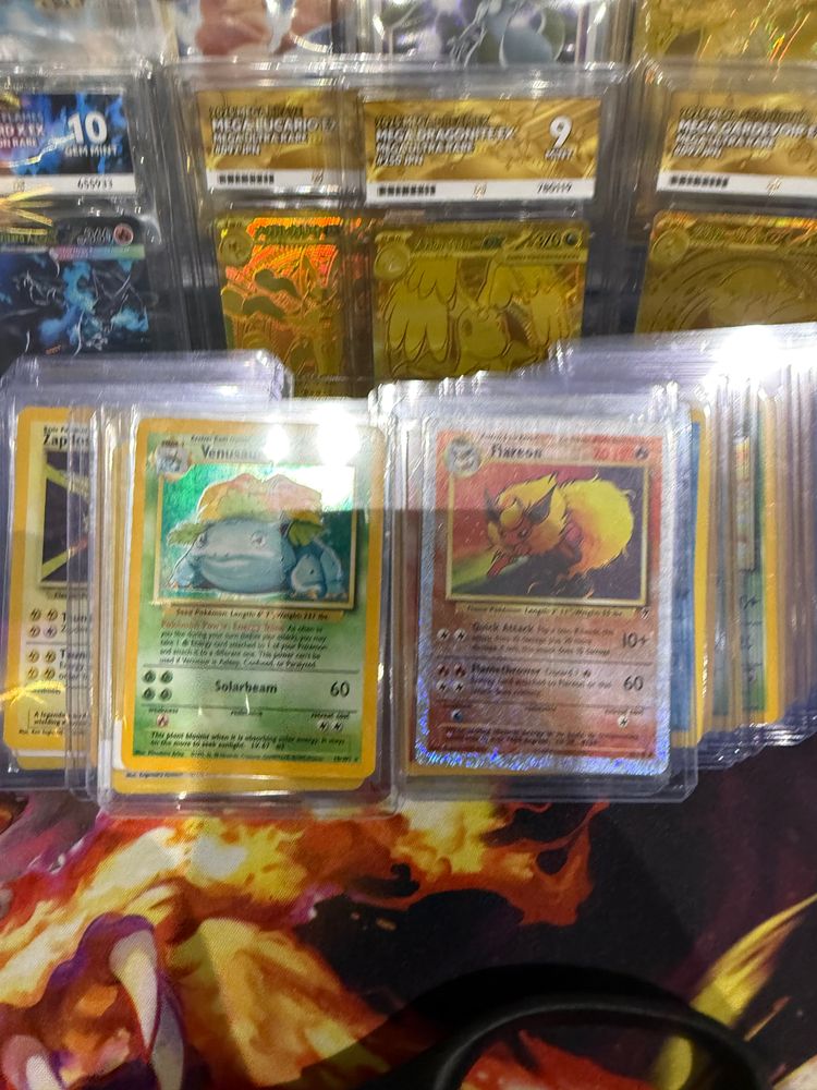 Pokemon Trading Cards on screen 