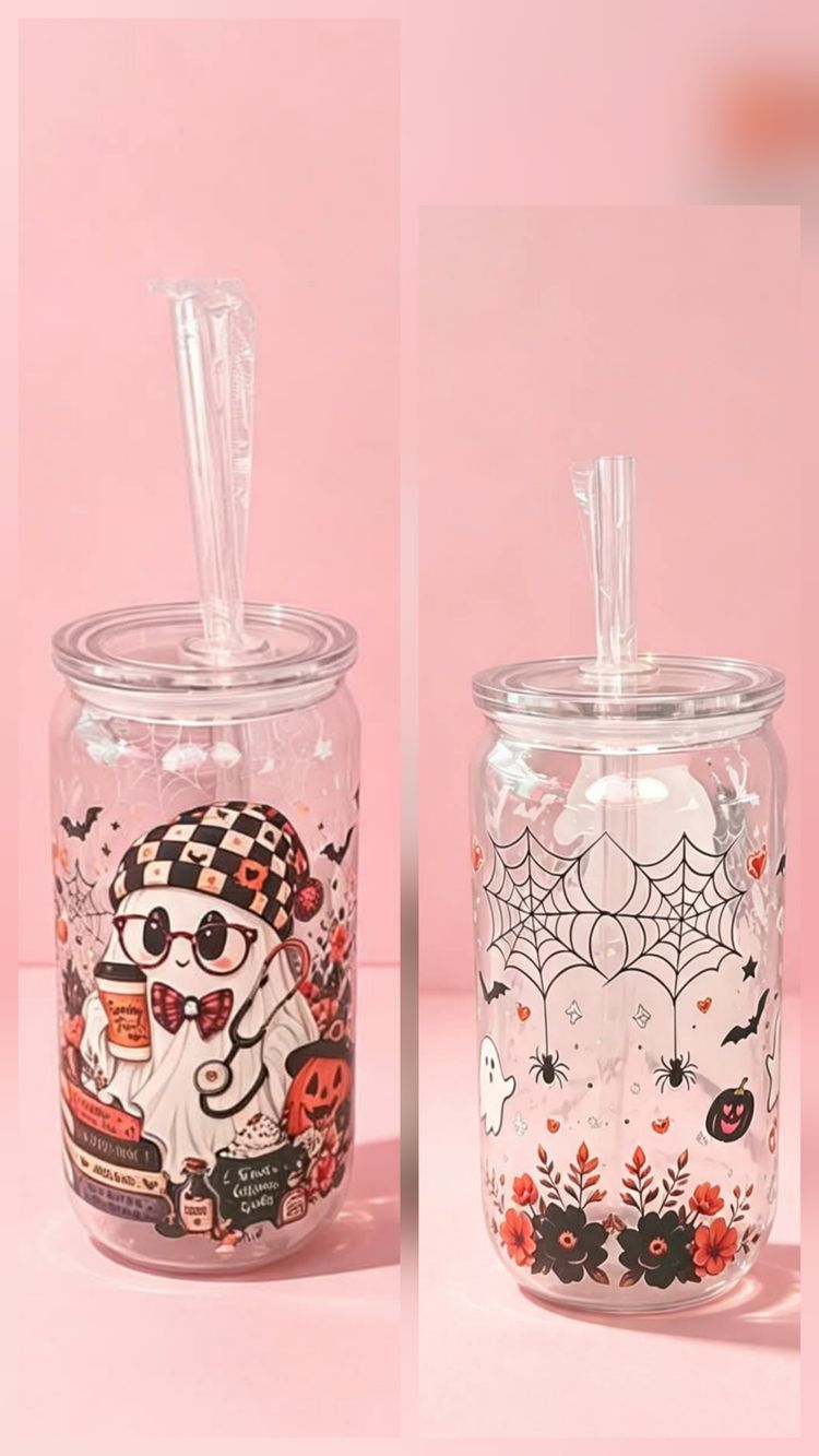 Other Halloween-Themed Clear Tumbler With Straw product image