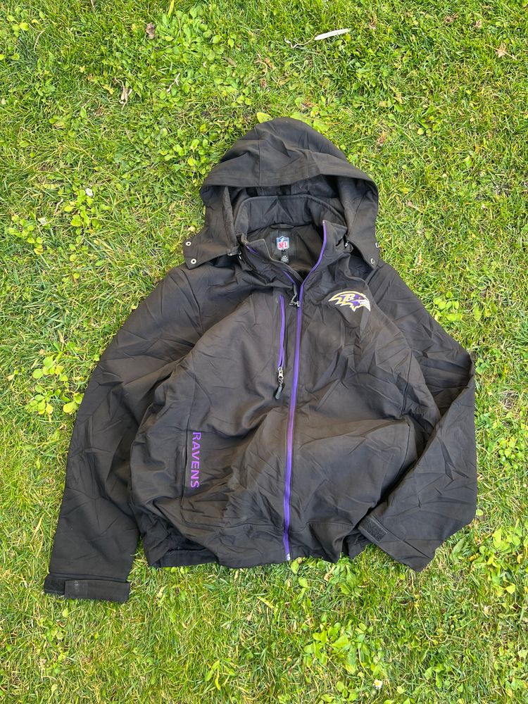 NFL Baltimore Ravens black hooded jacket