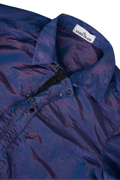 Stone Island Weft Overshirt Purple XXXL PTP 25” MINOR FLAWS