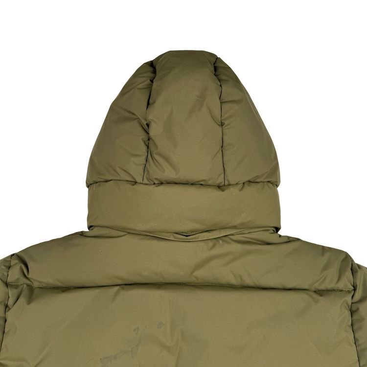 Carhartt Khaki Milter Quilted Hooded Puffer Jacket - Medium image 13