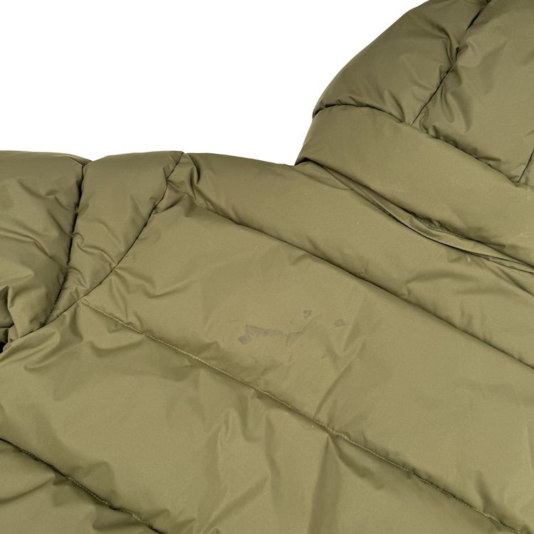 Carhartt Khaki Milter Quilted Hooded Puffer Jacket - Medium image 3