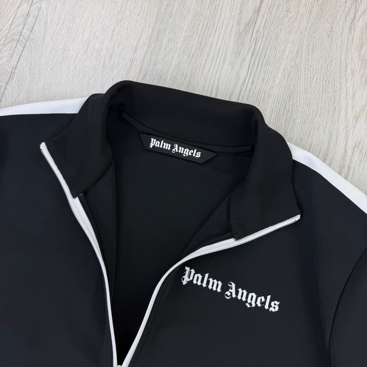 Palm Angels Men’s Zip-up Black Track Jacket - XL Slim 2