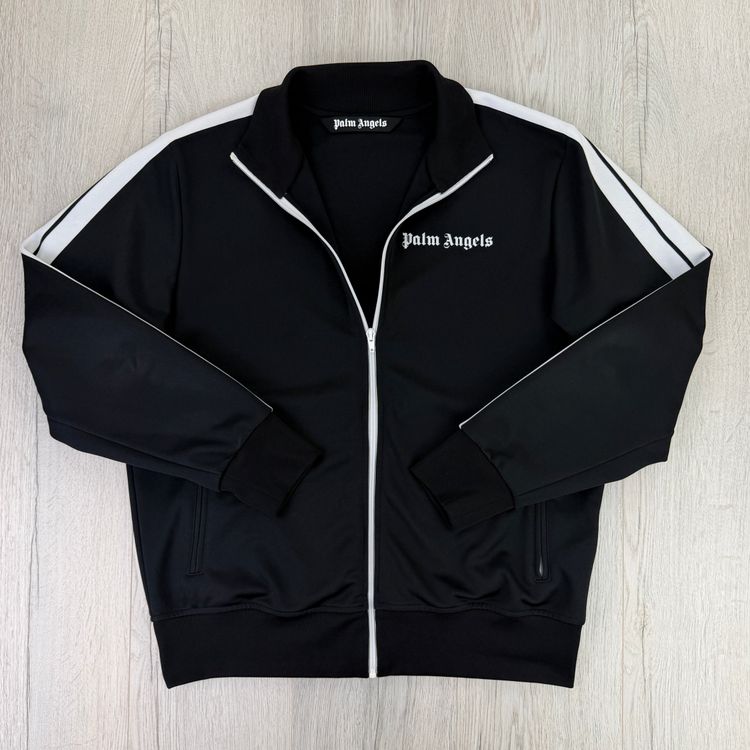 Palm Angels Men’s Zip-up Black Track Jacket - XL Slim 3
