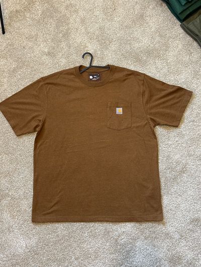 Carhartt Brown Pocket T-Shirt