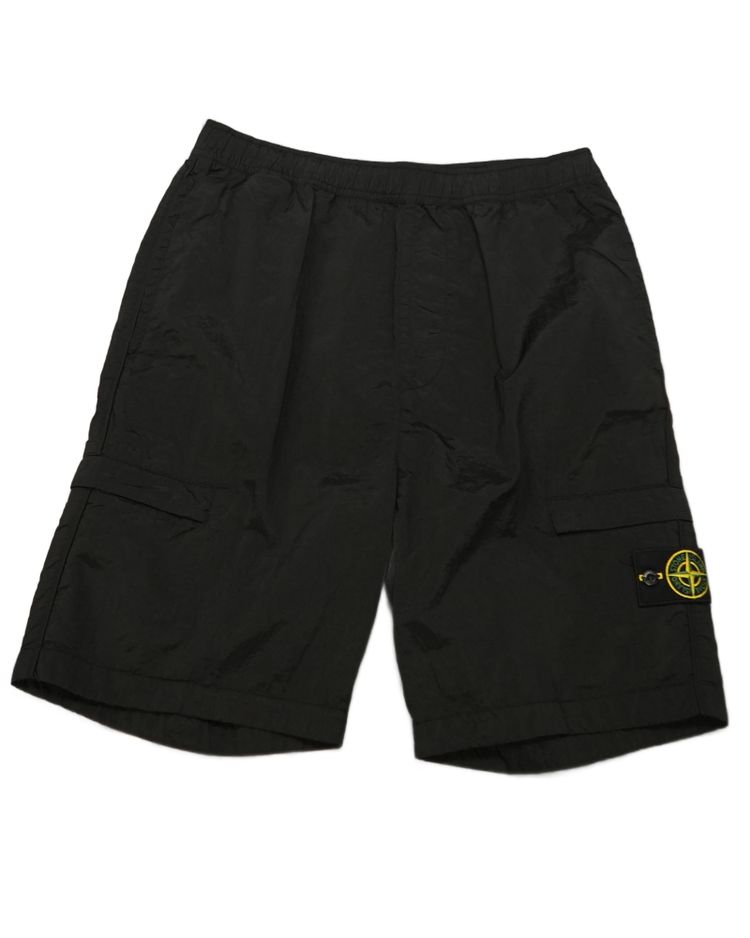 Immagine di Stone Island Nylon Metal Cargo Shorts Black 1