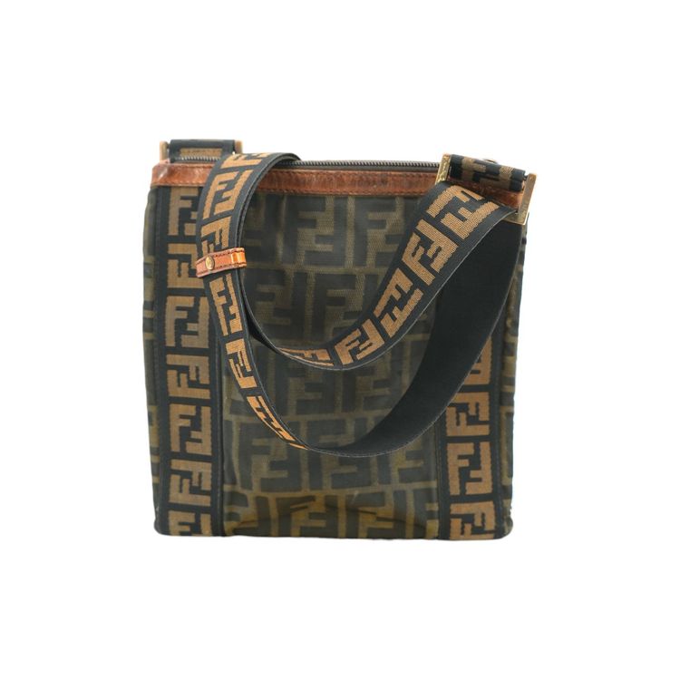 Immagine di Fendi Vintage Cloth Crossbody Bag Zucca 7