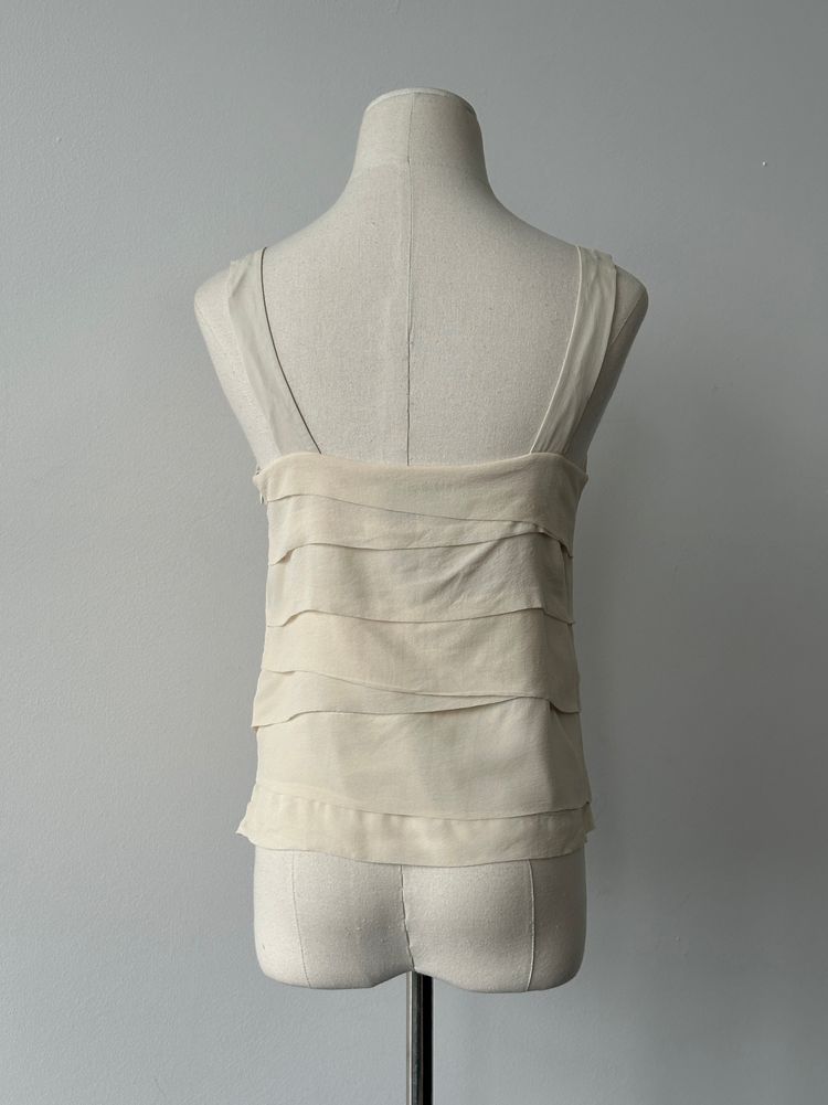 Vintage 2000s Pure Silk Layered Top - S image 2