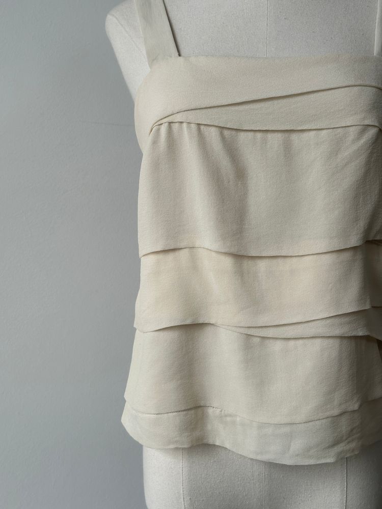 Vintage 2000s Pure Silk Layered Top - S image 5