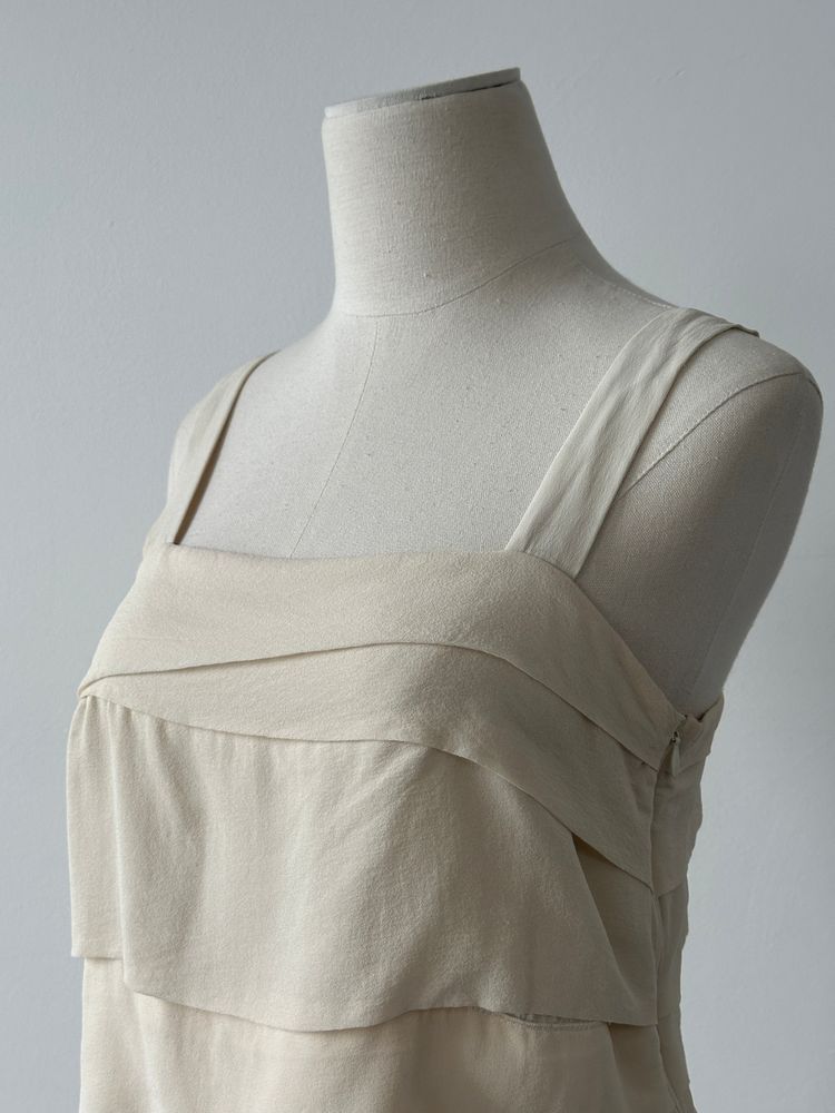 Vintage 2000s Pure Silk Layered Top - S image 6