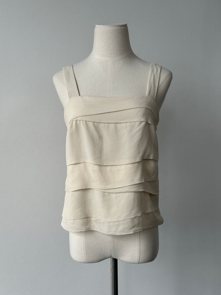 Vintage 2000s Pure Silk Layered Top - S image 1