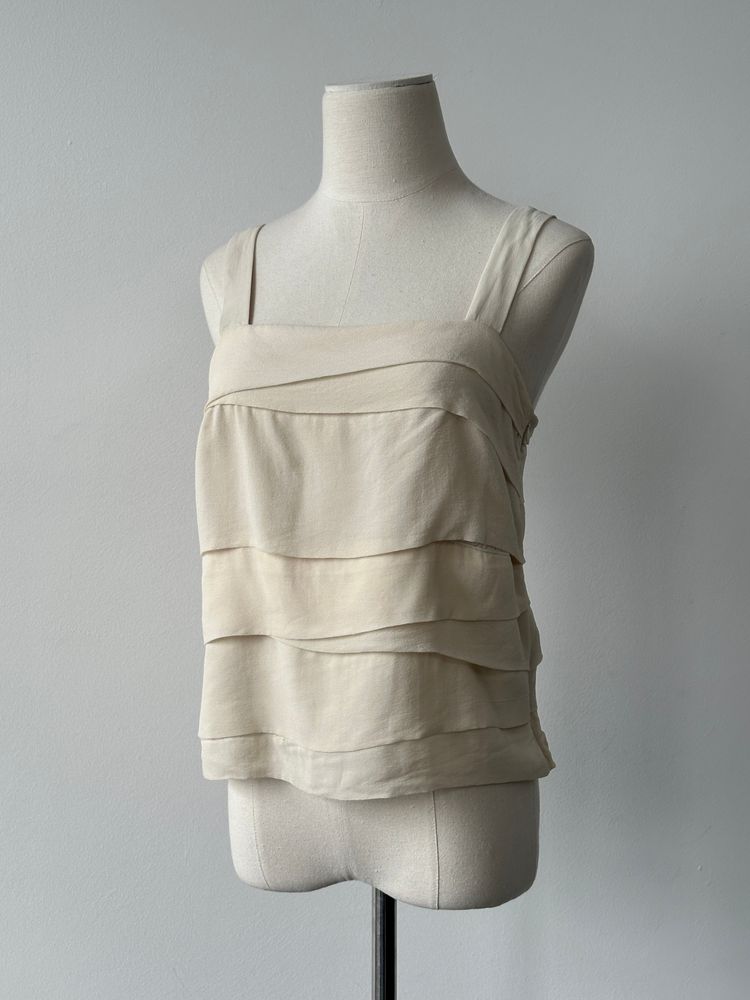 Vintage 2000s Pure Silk Layered Top - S image 4
