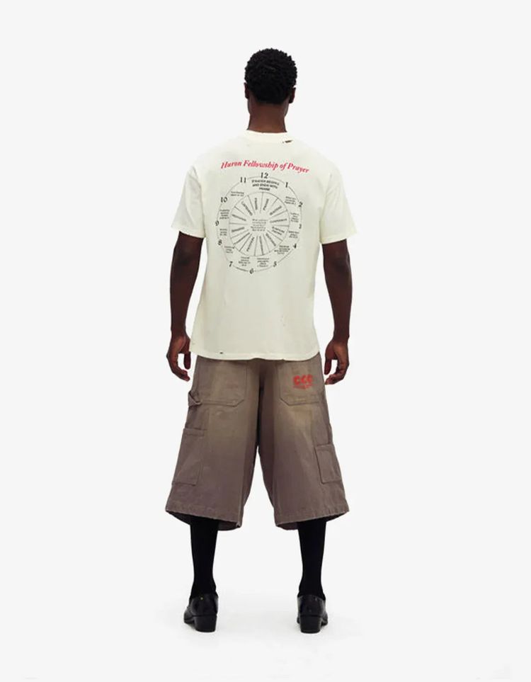 Willy Chavarria White Keep Praying T-Shirt image 4