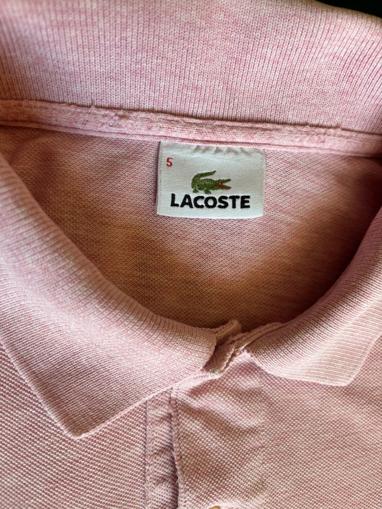 Lacoste Pink Polo Shirt image 4