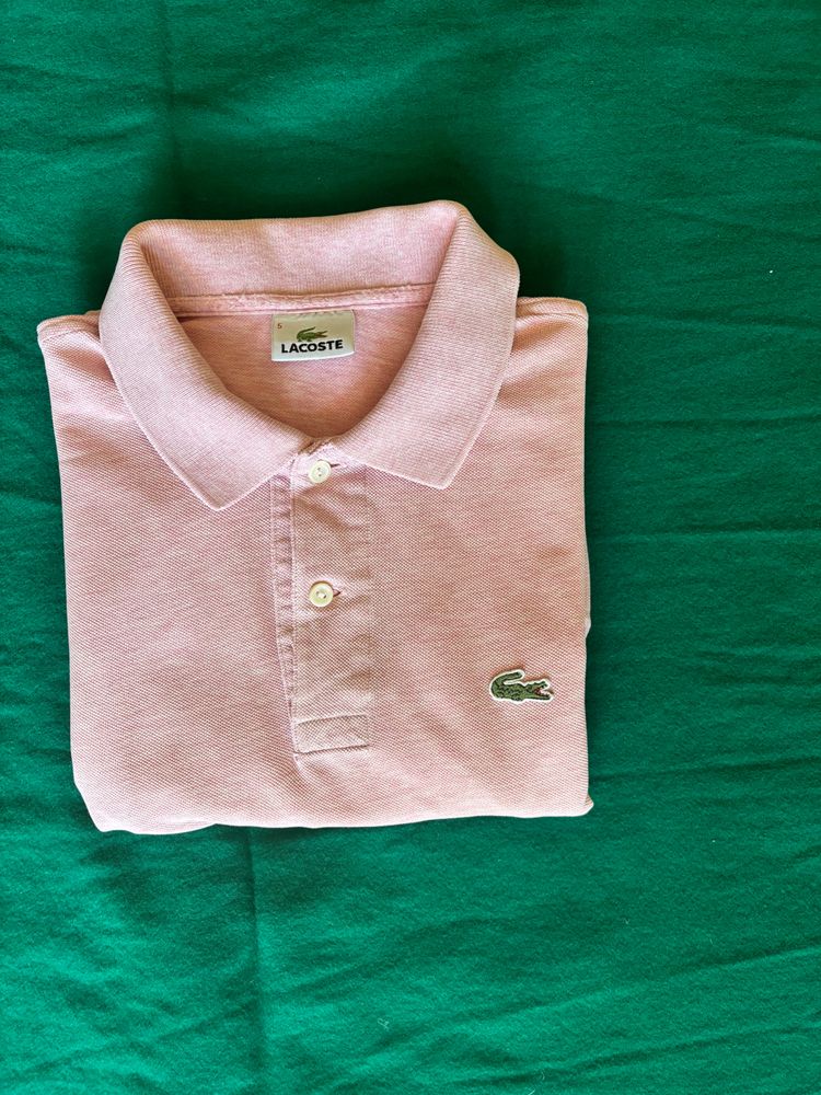 Lacoste Pink Polo Shirt image 1