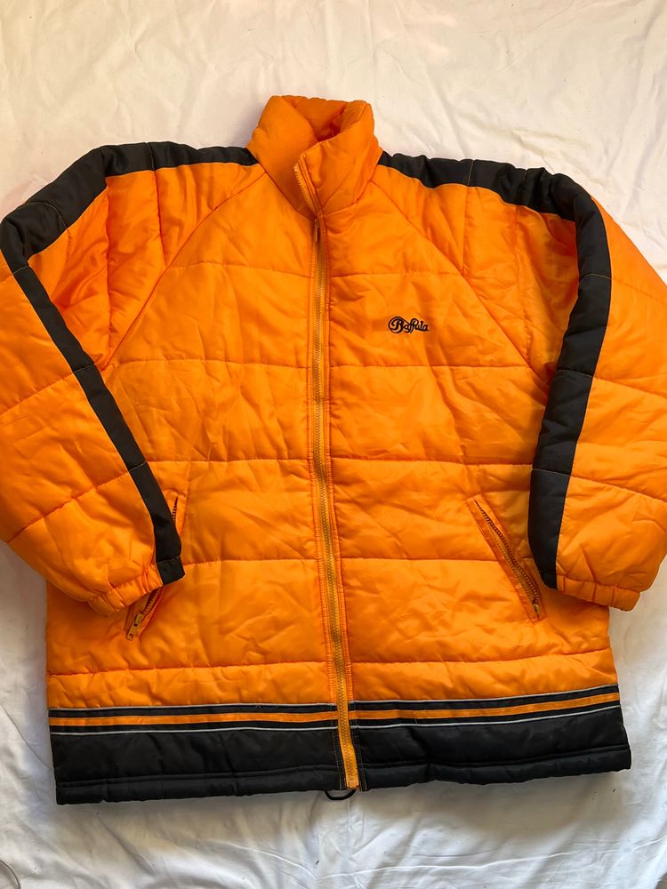 Buffalo London Buffalo orange and black quilted jacket product image