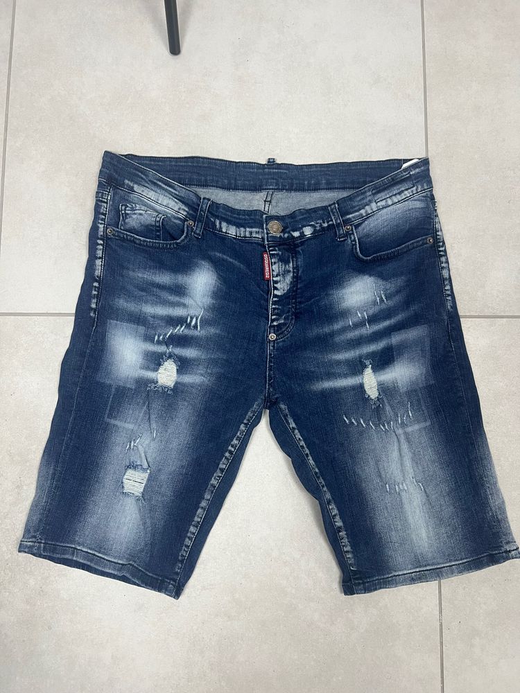 Dsquared2 Distressed Denim Shorts