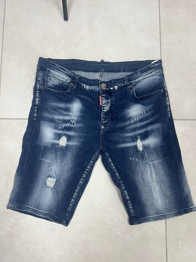 Dsquared2 Distressed Denim Shorts
