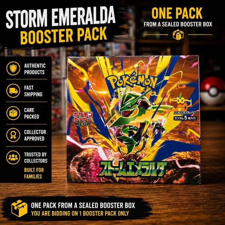 2 x Pokémon TCG Storm Emeralda Booster Pack Japanese 