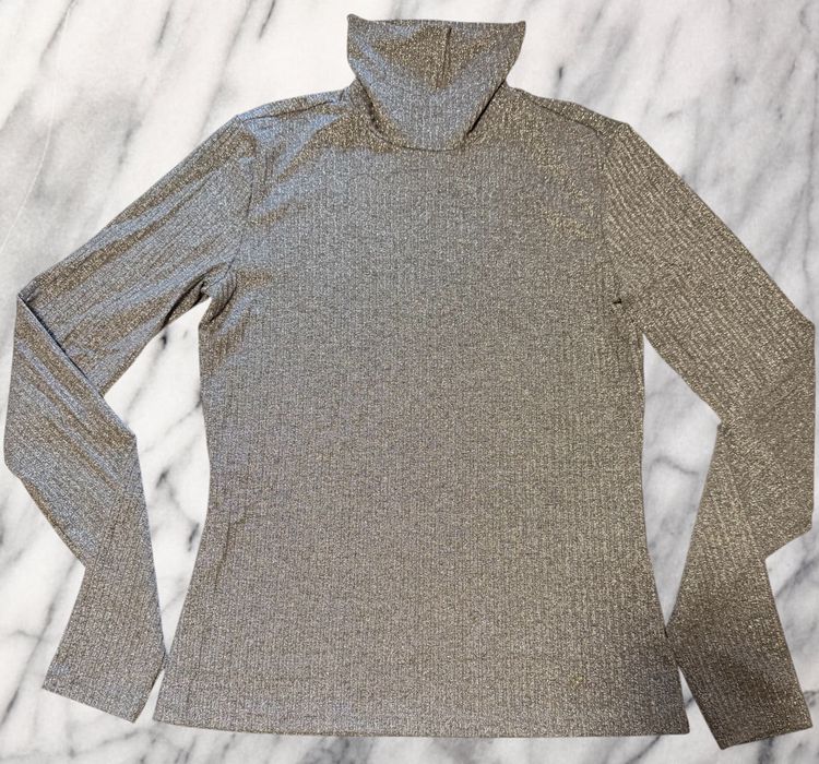 Other grey turtleneck long sleeve top product image