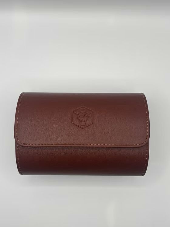Other Luxury Watch Roll - Two Watches - Brown product image