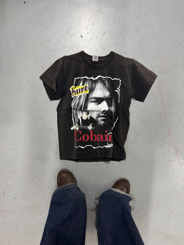 Other black graphic t-shirt with Kurt Cobain print product image